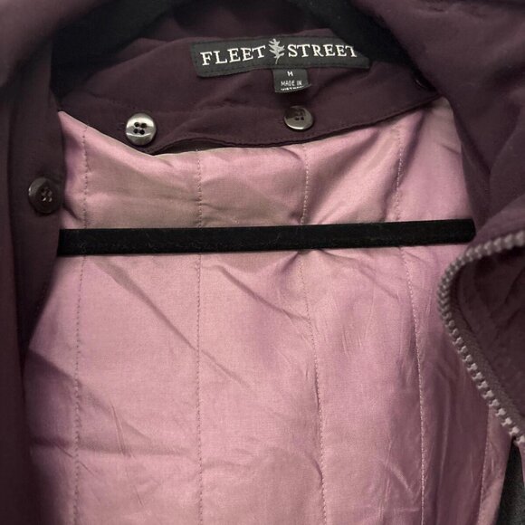 FS Limited Purple Double Lined Removable Hood Zipper Toggle Parka Coat. Sz M - Picture 14 of 15
